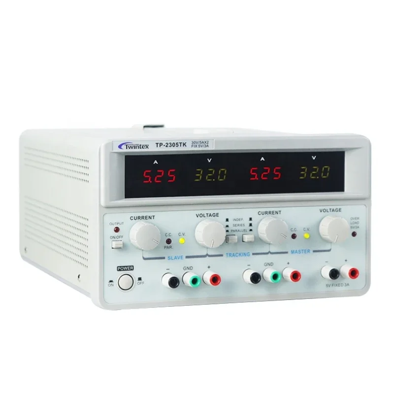 Dual Channel Linear Power Supply 30V 5A - TP-2305E 300W Simetrik Lineer Laboratuvar Ayarlanabilir